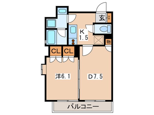 リバーレ池袋の物件間取画像